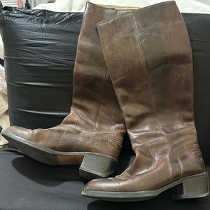 Dries Van Noten size 37 Brown Leather boot